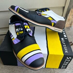 Tommy Hilfiger Men's Multicolor Oxfords (Hand Painted)